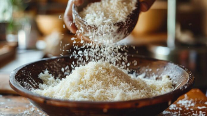 A bowl of flour